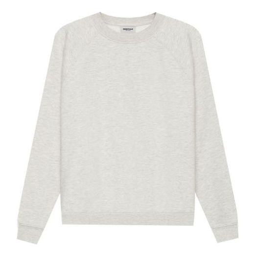 Sweater Fear of God Essentials Pullover Crewneck Sweatshirt Grå | FOG-SS21-594