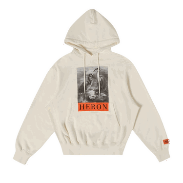 Sweatshirt HERON PRESTON NF Heron BW Hoodie Vit | HMBB024C99JER0030110, 0