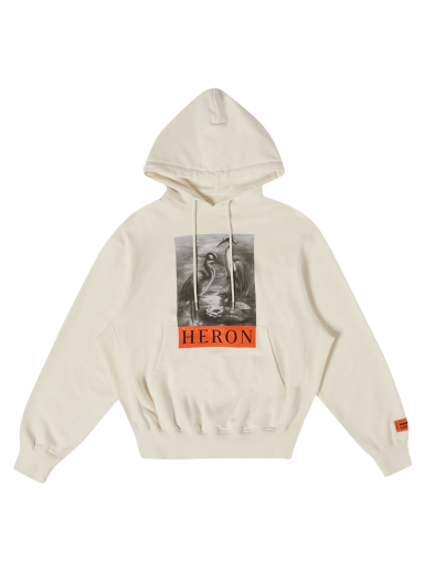 Sweatshirt HERON PRESTON NF Heron BW Hoodie Vit | HMBB024C99JER0030110