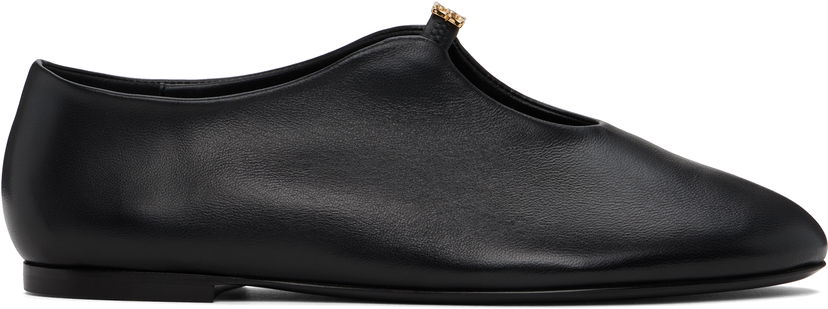 Kläder Givenchy Givenchy 4G Liquid Ballerina Flats Svart | BE500VE16Q001