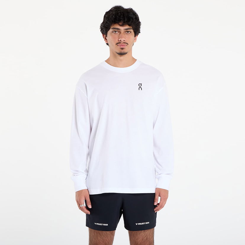 T-shirt On Running Club Long Sleeve T-Shirt Vit | 1ME30120069