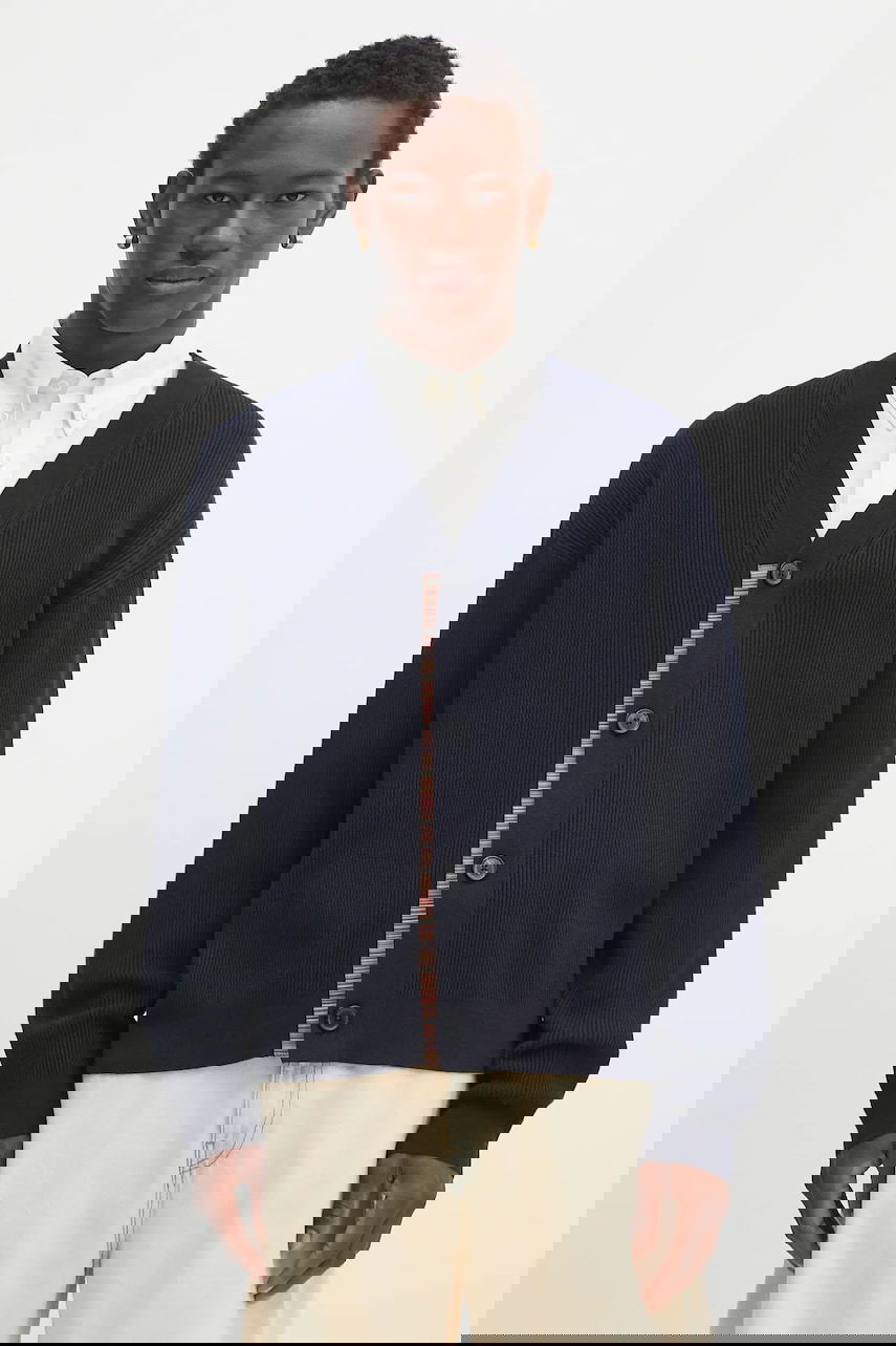 Sweater Paul Smith Paul Smith Wool Cardigan Mörkblå | M1R.531Z.T02763, 0