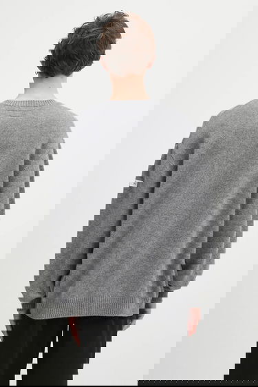 Sweater Neighborhood NEIGHBORHOOD Cashmere Crewneck Sweater Grå | 242NGNH.KNM01, 2