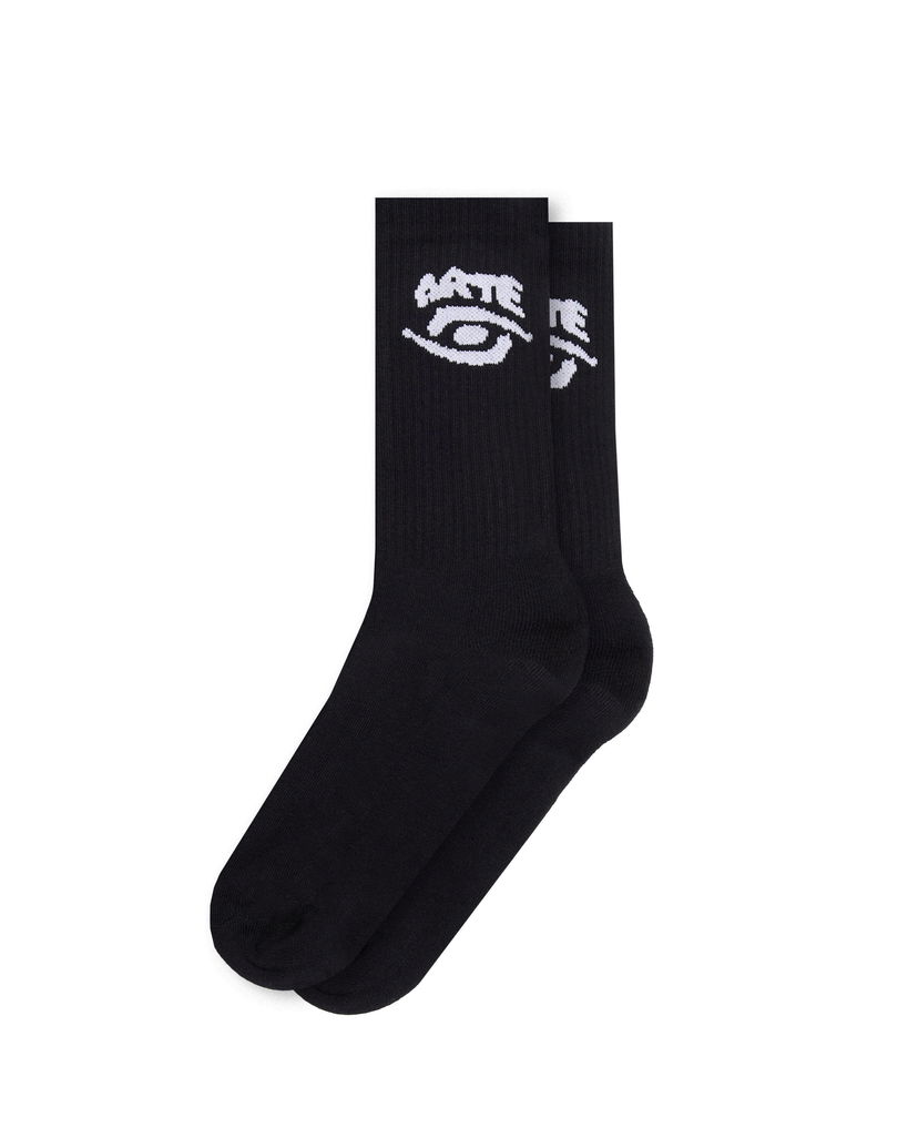 Strumpor Arte Antwerp Arte Antwerp Eye Crew Socks Svart | AW25-237M-BLK