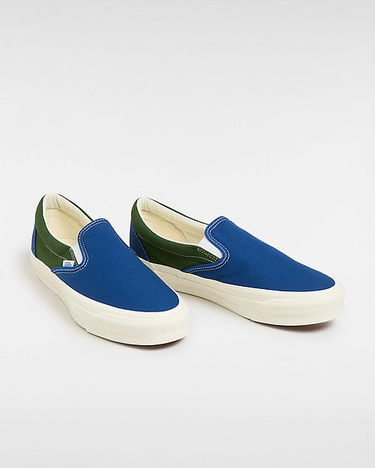 Sneakers och skor Vans Premium Slip-on 98 Shoes (deep Teal Plaid) Unisex Green, Size 2.5 Blå | VN000CSEY7G, 1