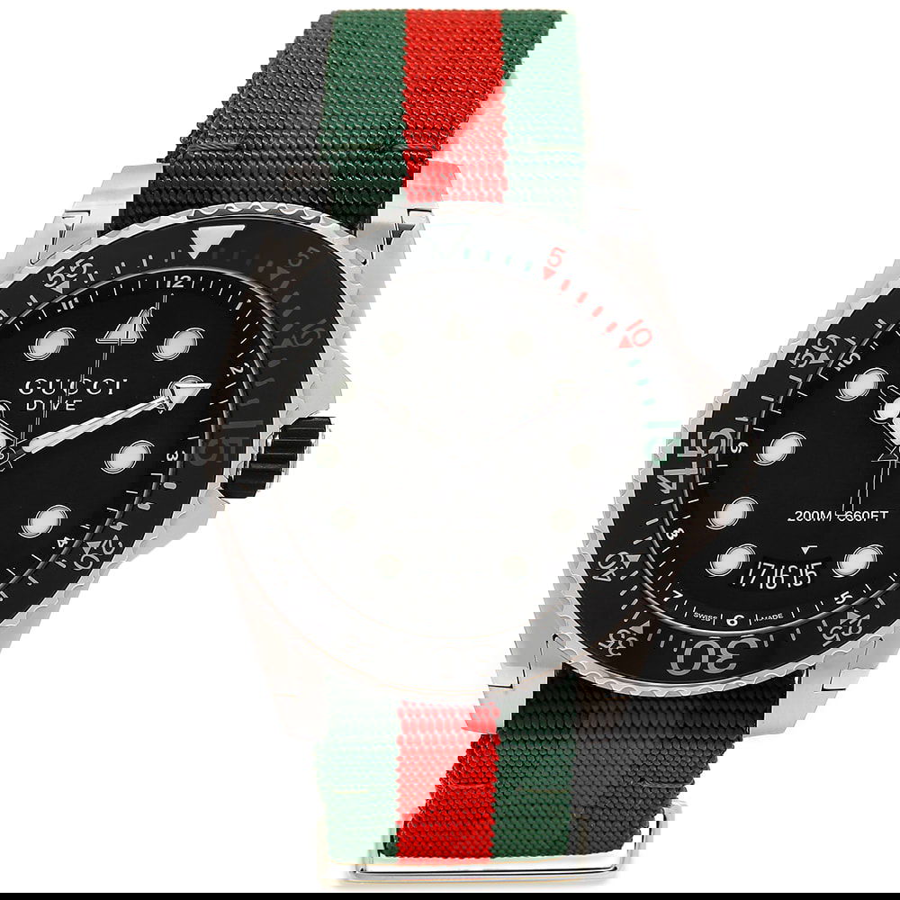 Klocka Gucci Dive Watch 45mm Grön | YA136209A, 0