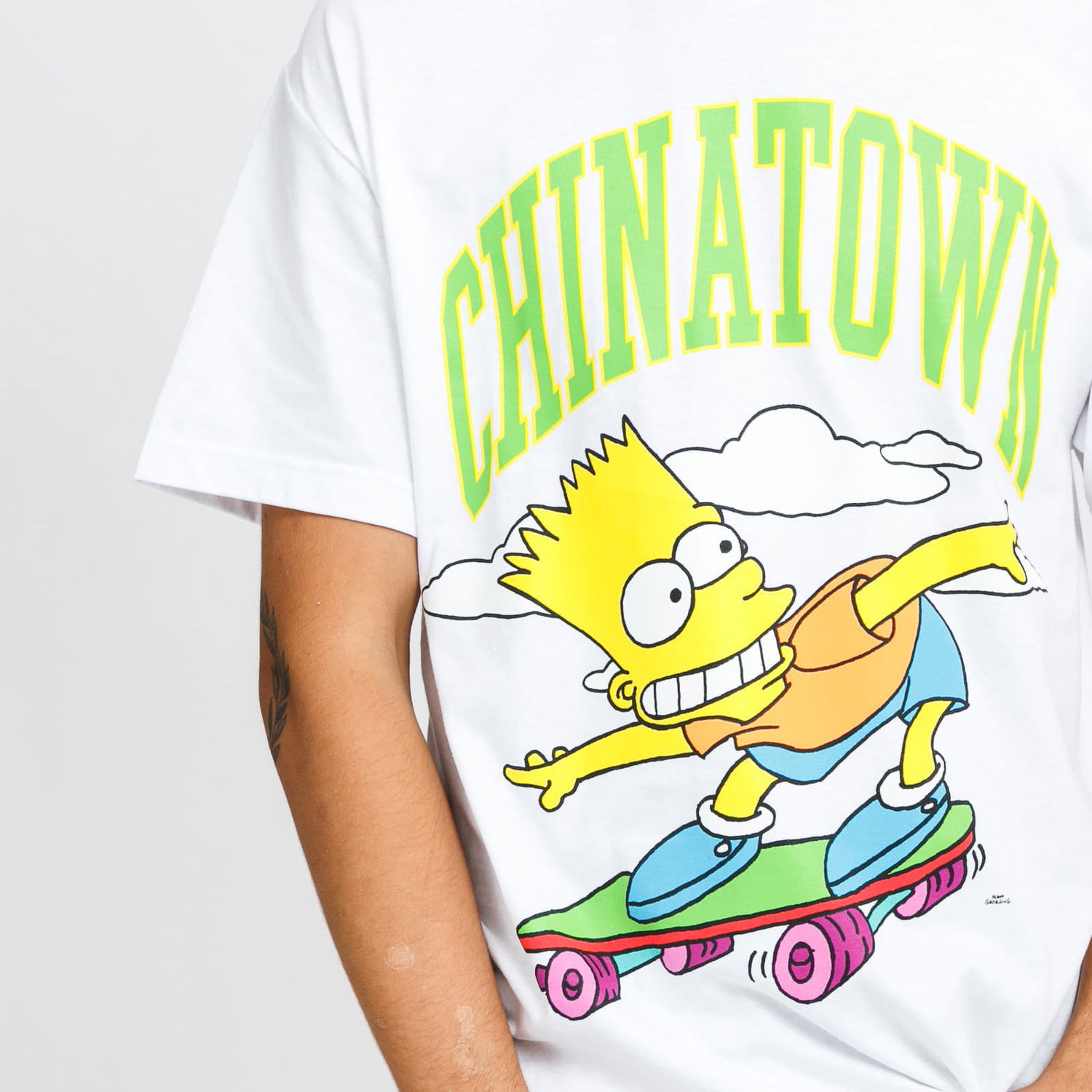 T-shirt MARKET The Simpsons Cowabunga Arc Tee Vit | CTM1990345 / 1201, 1