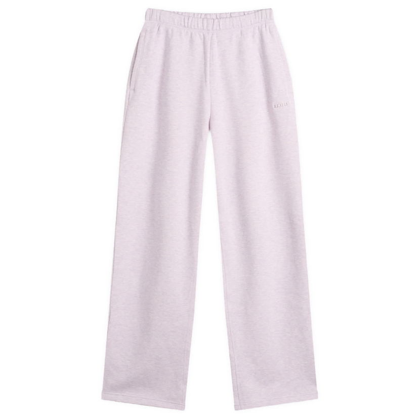 Träningsbyxor SKIMS Cotton Fleece Straight Leg Pant, Size Large Purpur | ST-PNT-8385W-PRH