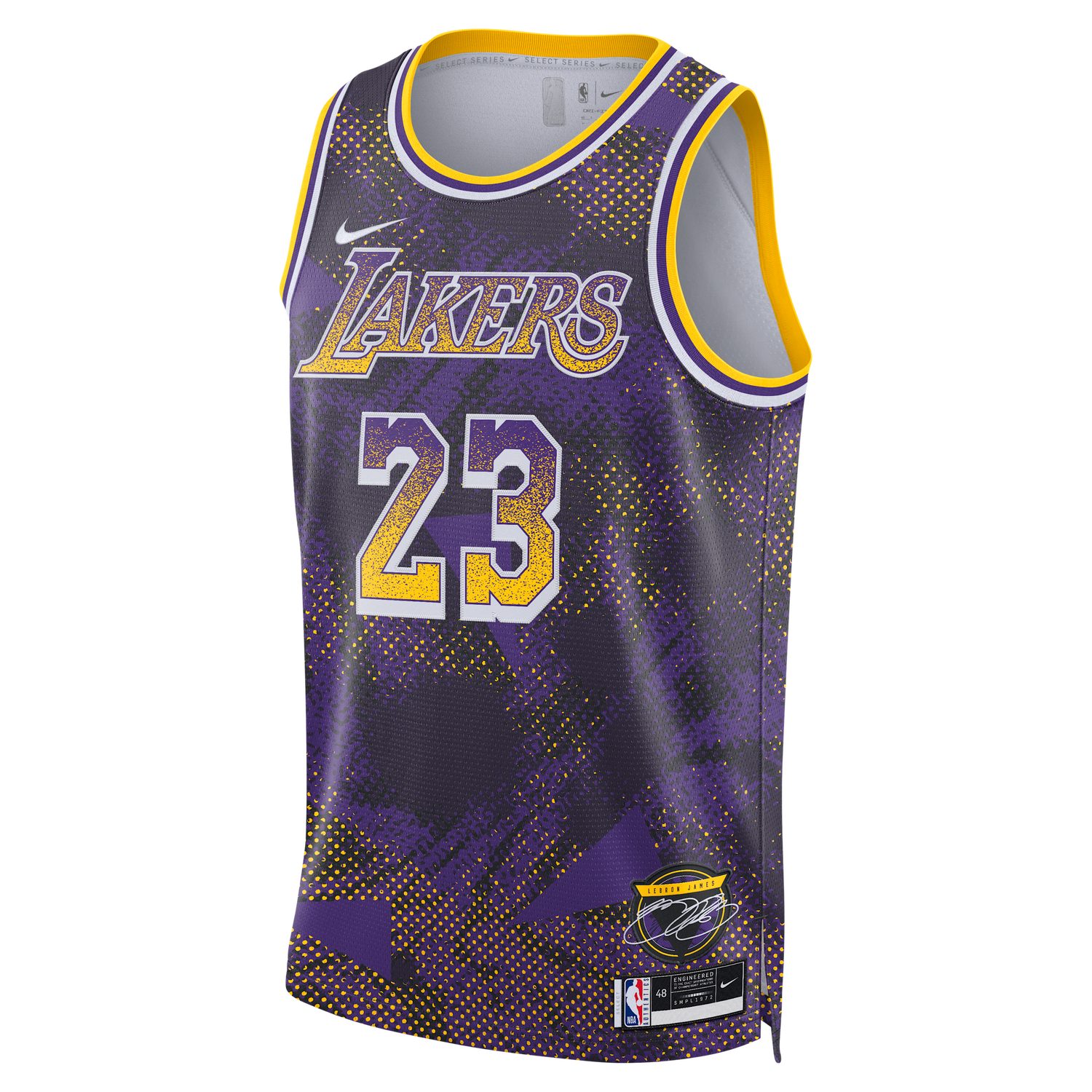 Jersey Nike LeBron James Los Angeles Lakers 2025/26 Select Series Swingman Jersey Purpur | HJ4066-504, 0