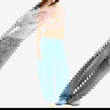 Crop top Casablanca Casablanca Mushroom Emblem Printed Cropped T-Shirt Rosa | WPF25-JTS-009-03, 4