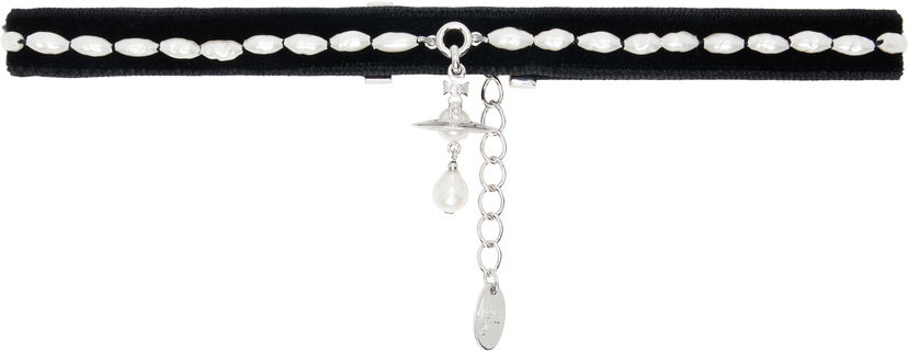 Halsband Vivienne Westwood Vivienne Westwood Aleksa Pearl Choker Svart | 6303003J-02P542-