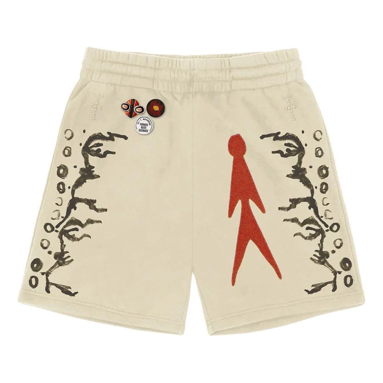 Shorts Cactus Jack by Travis Scott Travis Scott Cactus Jack Character Shorts Beige | CJFN-SS90, 0