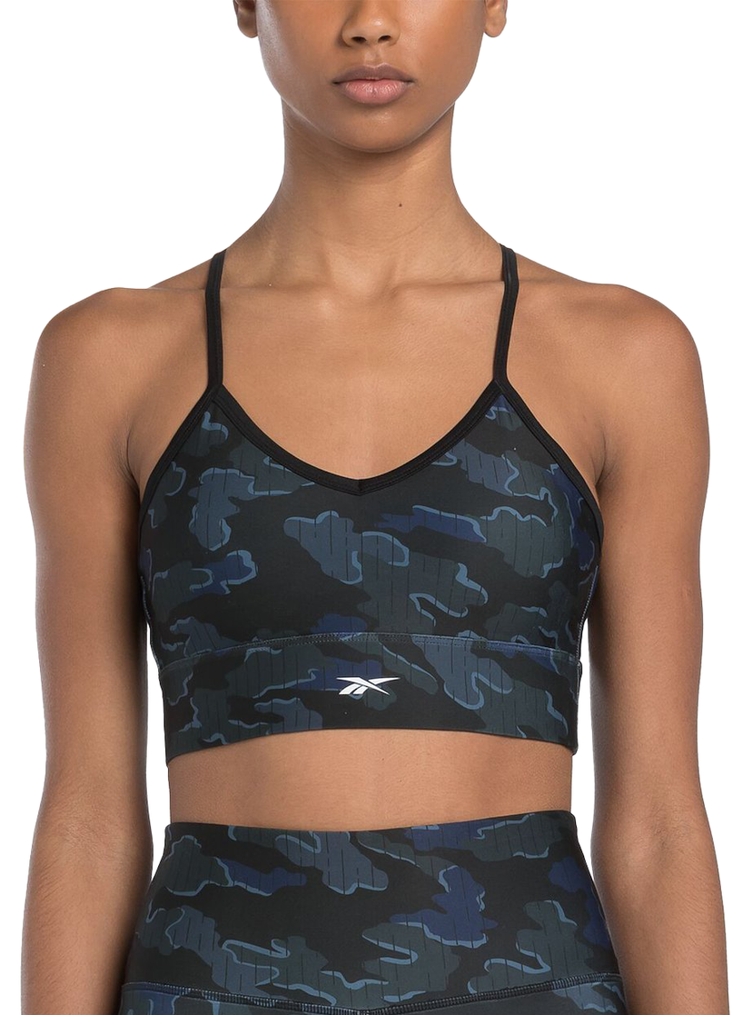 Behå Reebok Reebok ID Train Camo Sports Bra Svart | 100075418
