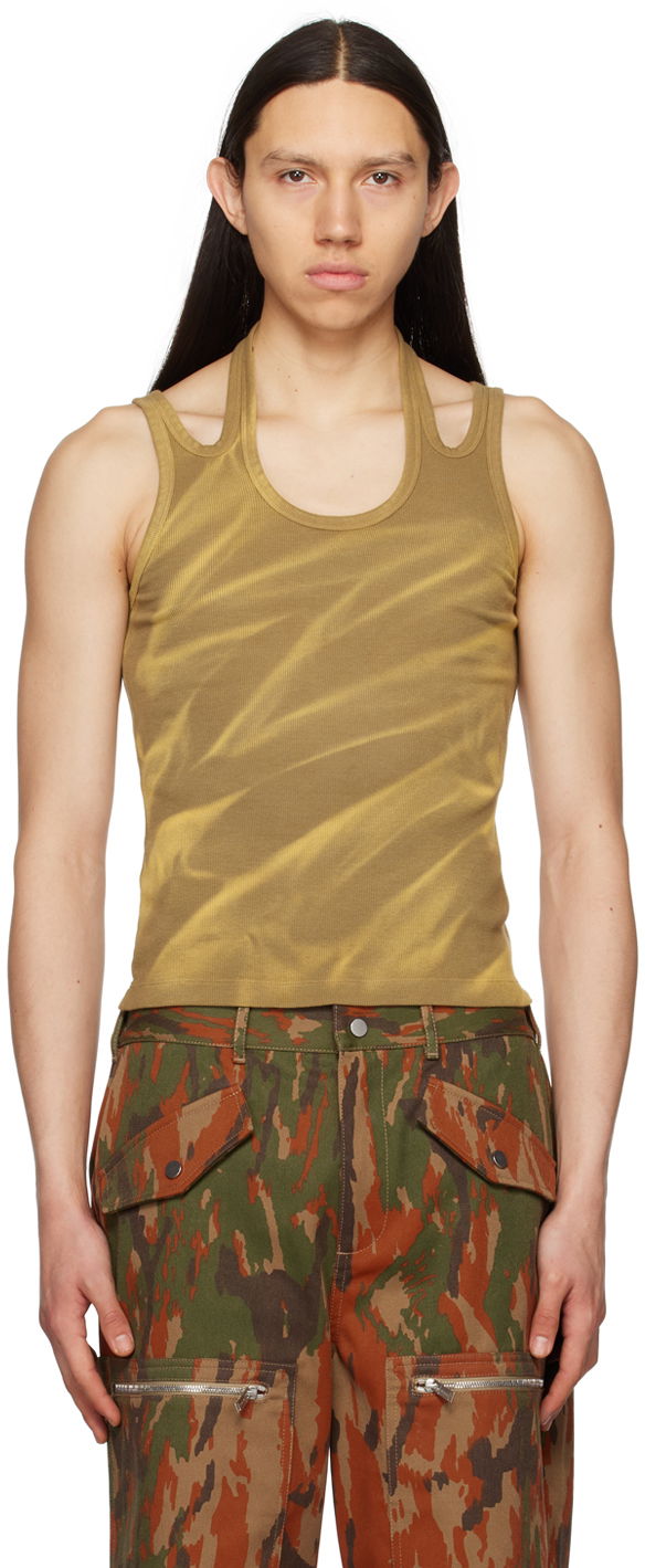 Linne Dion Lee Interlink Tank Top Beige | C3318S23, 0