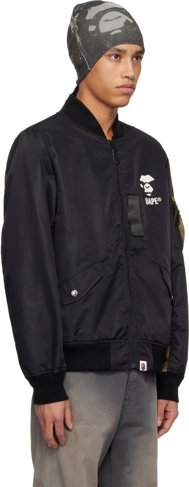 Bomberjacka BAPE A Bathing Ape 1st Camo Bomber Jacket Svart | 001LJK801006M, 1