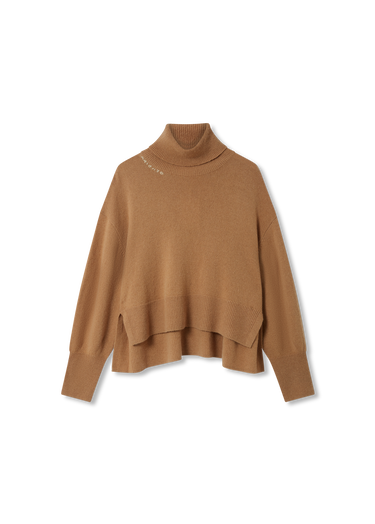 Sweater AXEL ARIGATO Maeve Turtleneck Cropped Sweater Brun | A3324002, 0