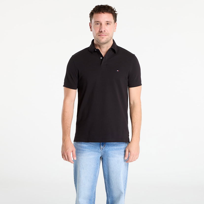 Polotröja Tommy Hilfiger Tommy Hilfiger 1985 Regular Polo Shirt Svart | MW0MW17770 BDS