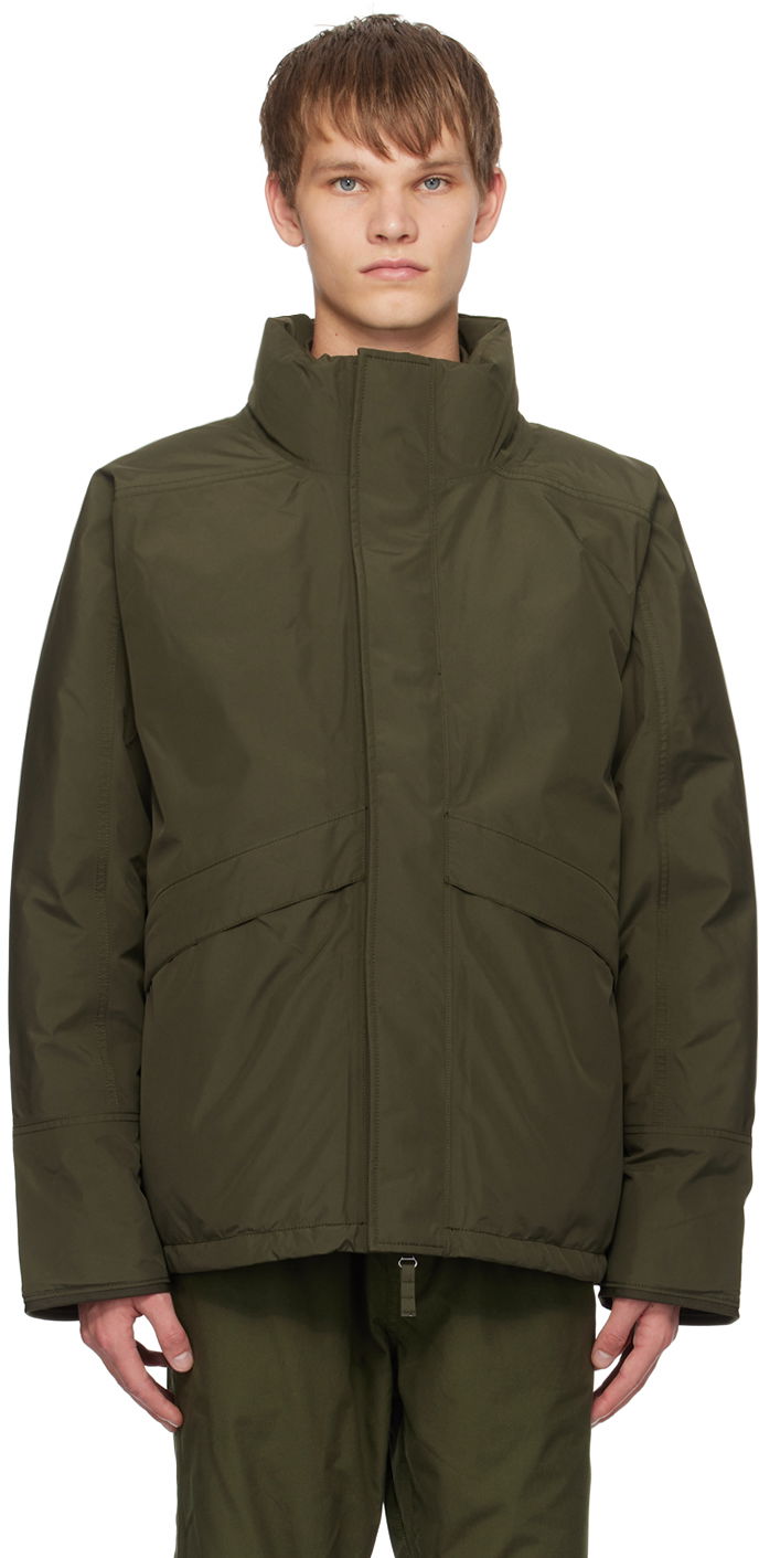 Pufferjacka NANAMICA Short Down Jacket Grön | SUAF354U
