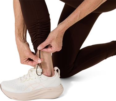 Damasker Asics Asics Nagino Run Adjustable Tight Leggings Brun | 2012d137-200, 3