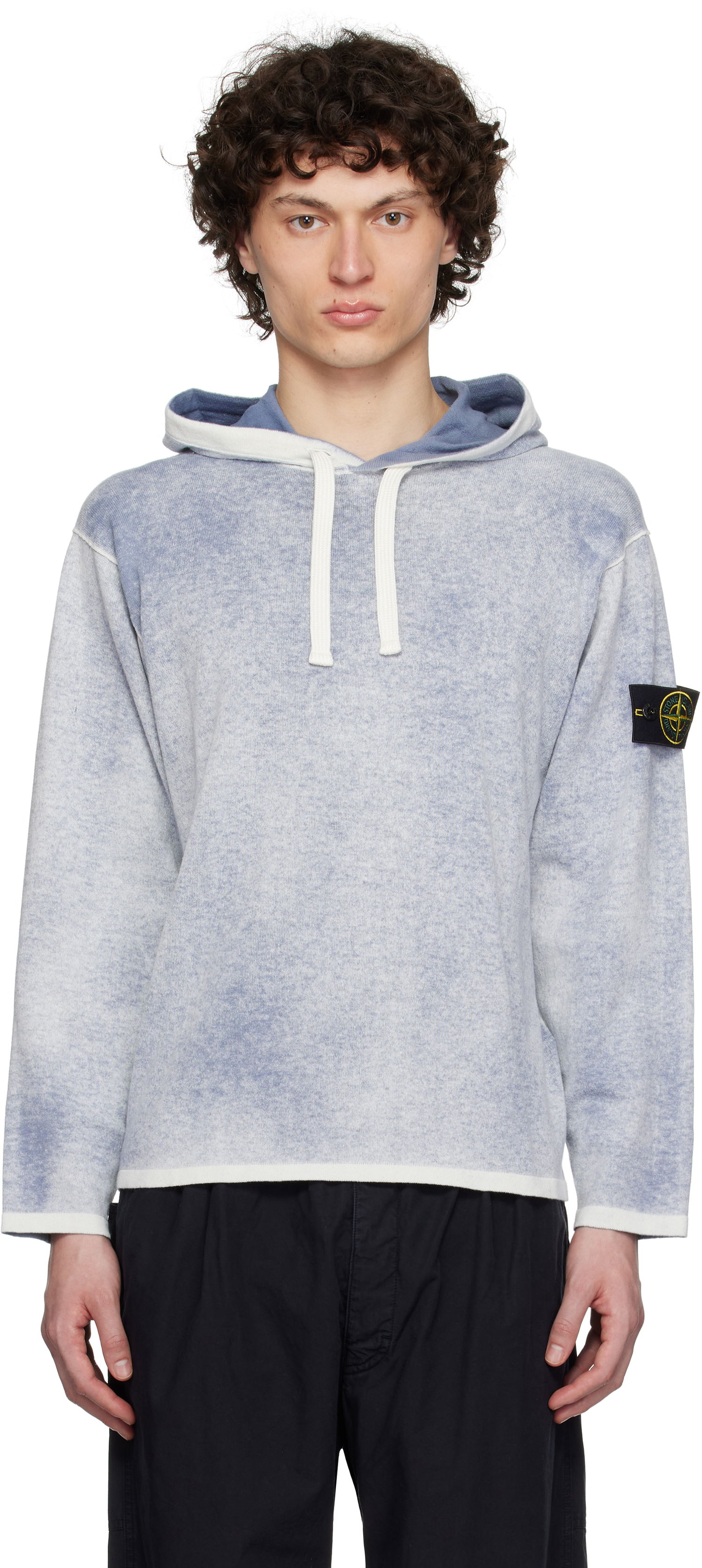 Sweatshirt Stone Island Stone Island Raw Hand Light Reversible Hoodie Blå | K1S15 5100029 S00Z2, 0