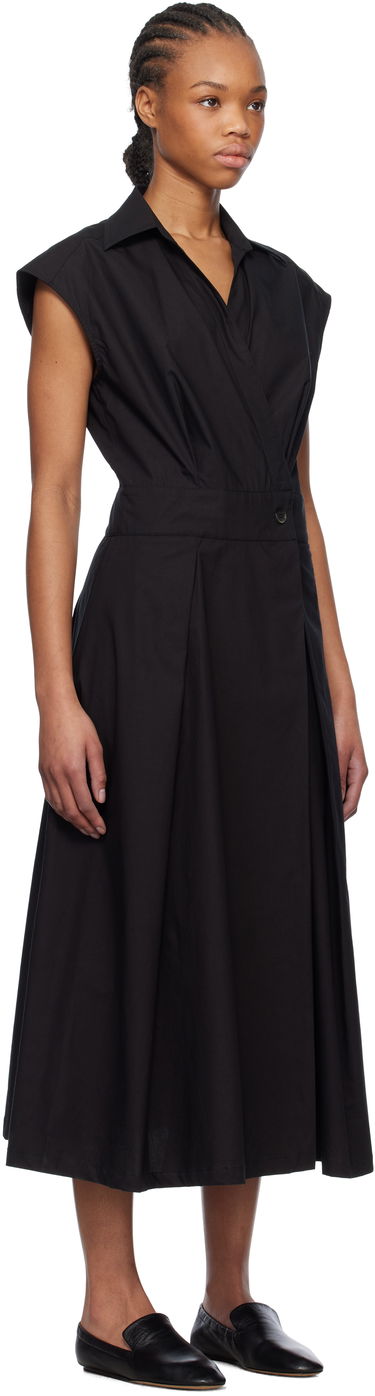 Klä A.P.C. A.P.C. Athena Midi Dress Svart | COEVD-F35149, 1