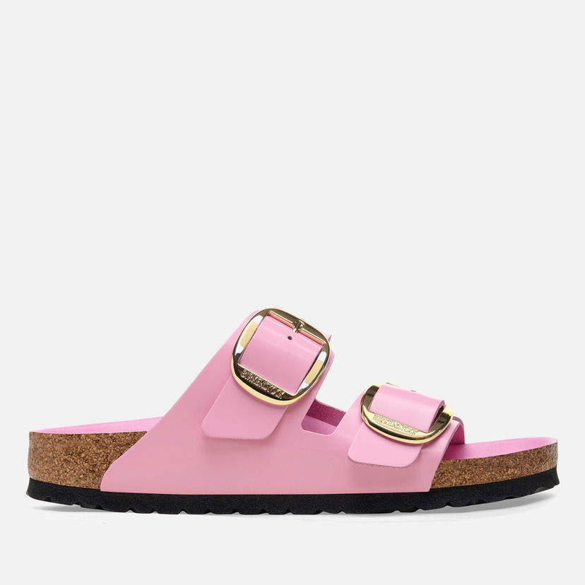 Livsstil Birkenstock Arizona Big Buckle Slim Fit High Shine Double Strap Sandals W Rosa | 1026532