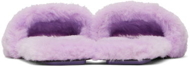 Kläder Marc Jacobs Marc Jacobs 'The J Marc' Teddy Slides Purpur | 2F3FFL112F02, 1