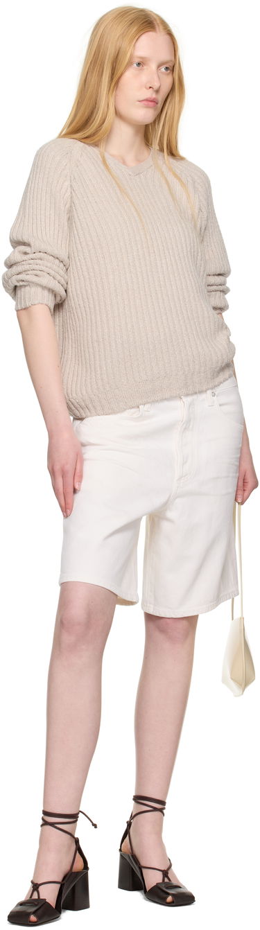 Shorts AGOLDE AGOLDE Indra Denim Shorts Vit | A222-1183, 3