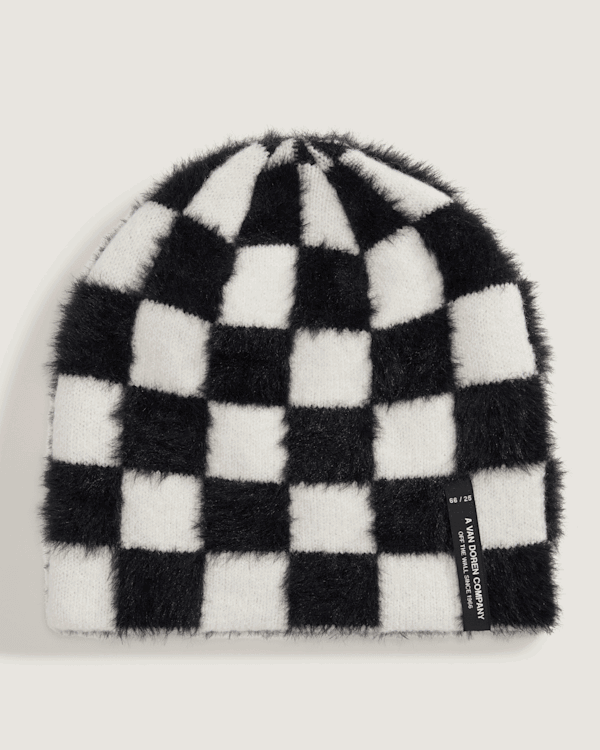Mössa Vans Plaimor Fuzzy Checkerboard Beanie Flerfärgad | VN000QAVY28, 0
