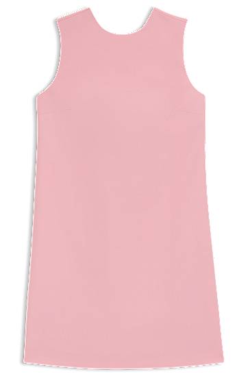 Klä BOSS Sleeveless Shift Dress with Bow Detail Rosa | 50553125