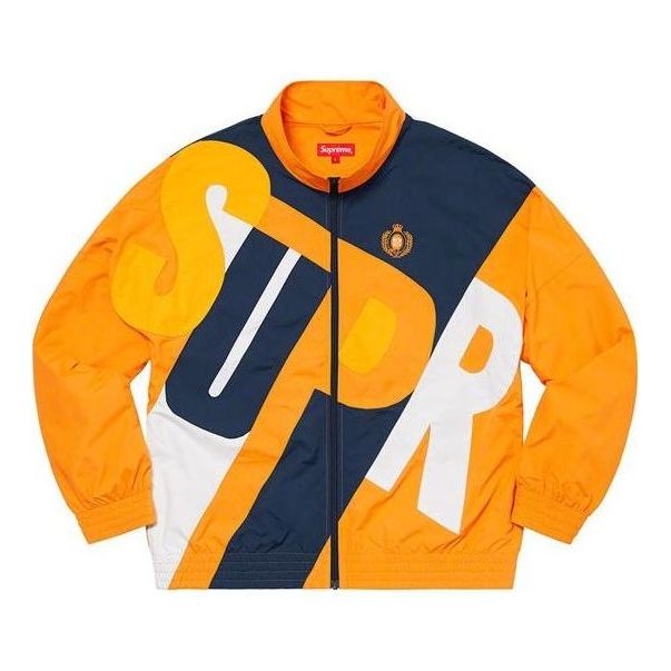 Vindjacka Supreme Big Letter Track Jacket Orange | SUP-SS20-563