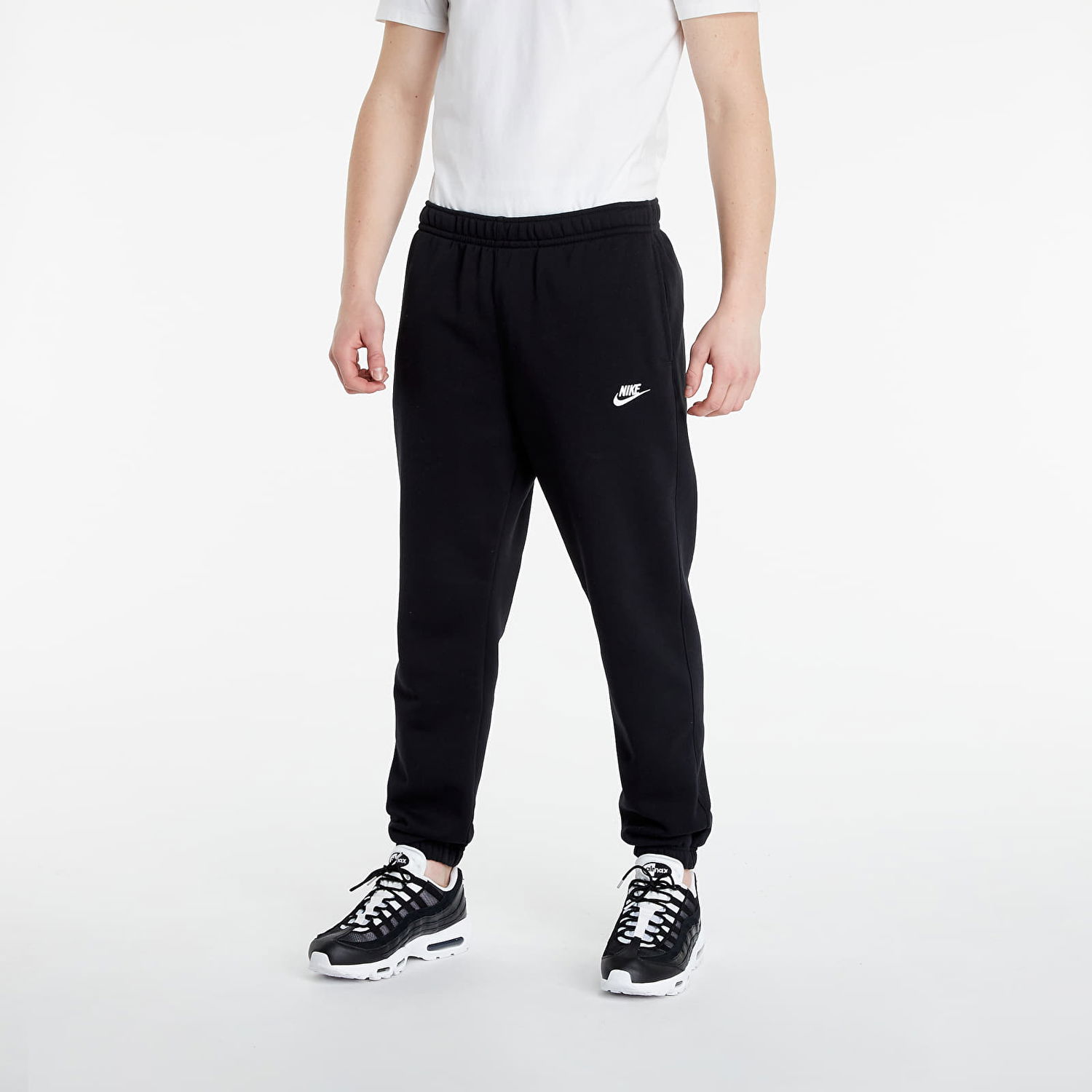 Träningsbyxor Nike Sportswear Club Pant Cf BB Svart | BV2737-010, 0