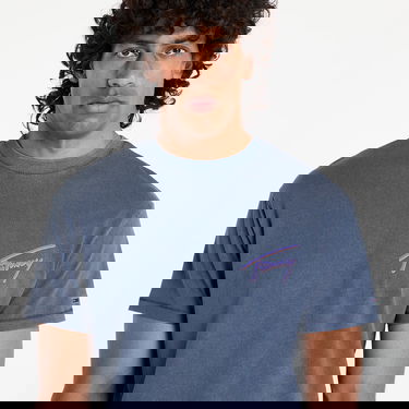 T-shirt Tommy Hilfiger Tommy Jeans Relaxed Faded Graphic T-Shirt Blå | DM0DM20768 C1G, 4