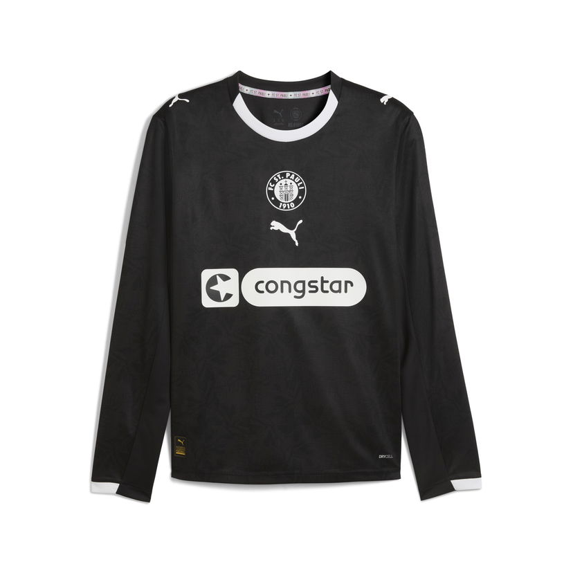 Jersey Puma FC St. Pauli Third Replica Jersey Long Sleeve Svart | 783077_03