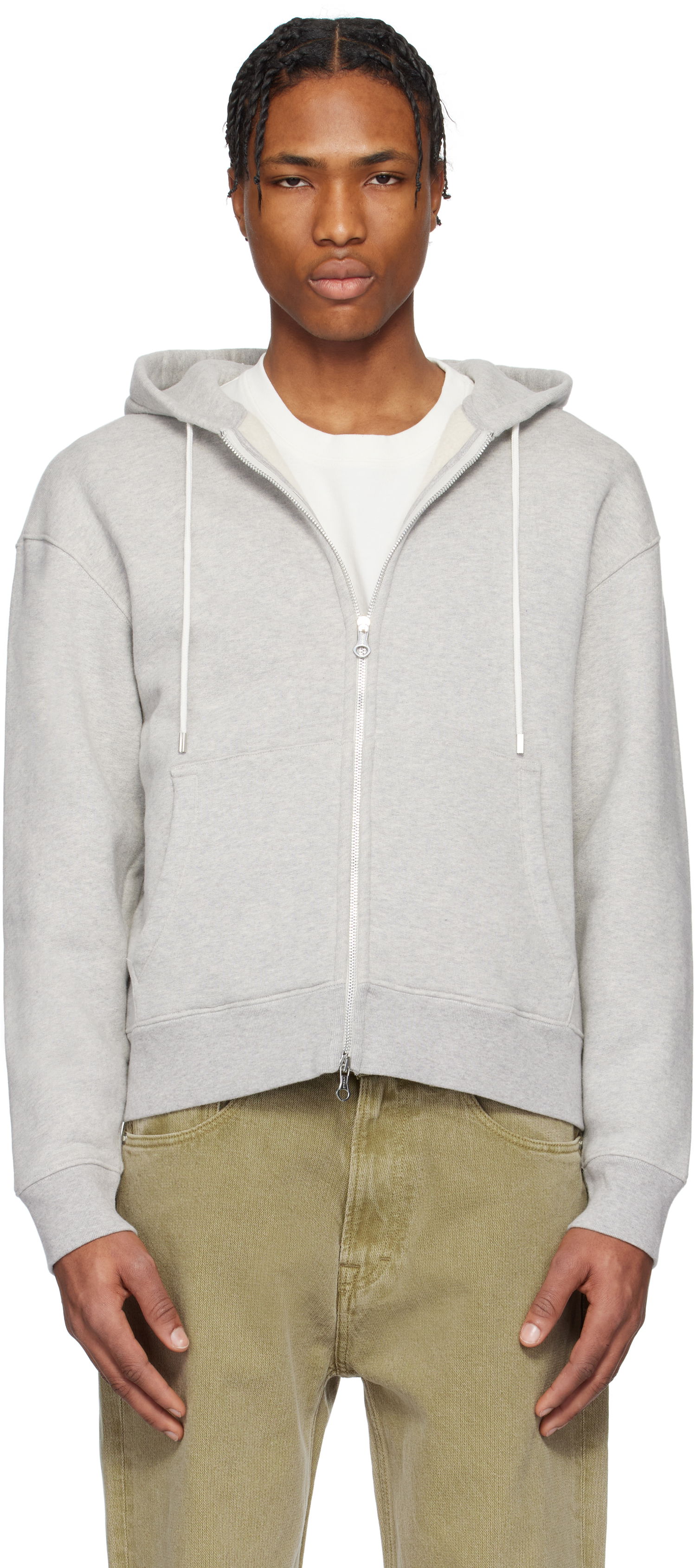Sweatshirt OUR LEGACY Our Legacy Rascal Zip-Up Hoodie Grå | M2256RG, 0