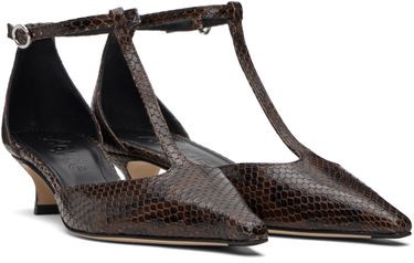 Skovård Aeyde Aeyde Liz T-Bar Kitten Heels Brun | A11-PU0596006003-225, 3