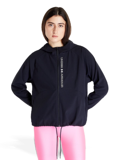 Vindjacka Under Armour Woven FZ Svart | 1369889-002