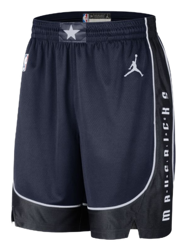 Shorts Jordan NBA Dri-FIT Dallas Mavericks Statement Edition 2022 Swingman Shorts Svart | DO9427-419