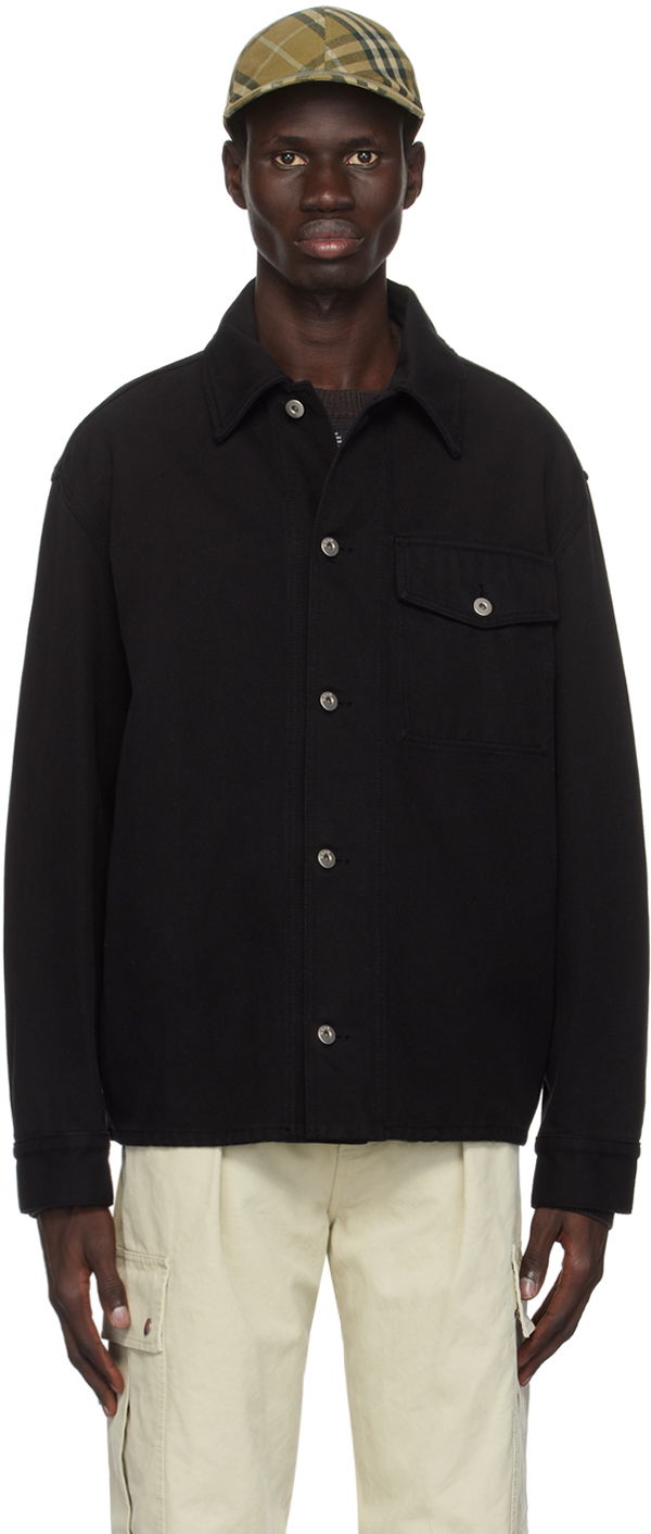 Jacka Burberry Burberry EKD Cotton Jacket Svart | 8095496