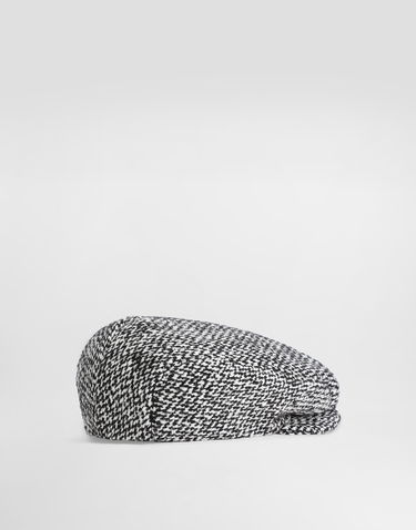 Keps Dolce & Gabbana Dolce & Gabbana Wool Blend Dotted Flat Cap Flerfärgad | GH587AFMZAJS8030, 1