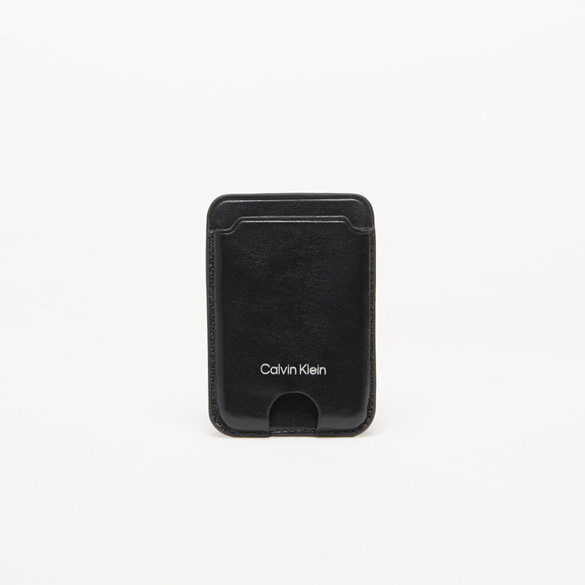 Plånbok CALVIN KLEIN Calvin Klein Jeans Tech Essential Leather Card Case Svart | LV04F1070G UB1