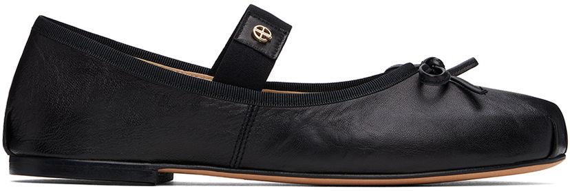 Sneakers och skor Anine Bing Anine Bing Jolie Ballerina Flats Svart | A-14-0214-000