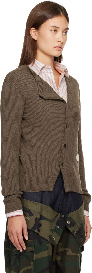 Sweater Andersson Bell Hand Stitched Basic Cardigan Brun | atb1400w, 1