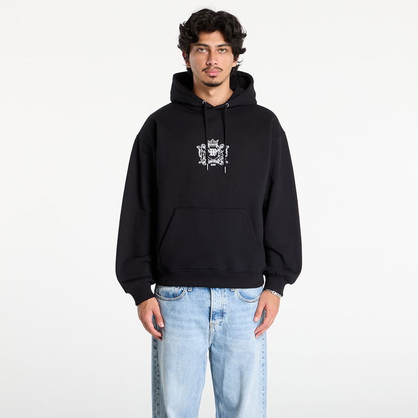 Sweatshirt Wasted Paris Wasted Paris Crest Hoodie Svart | WP_000289