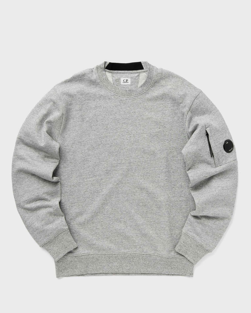 Sweatshirt C.P. Company DIAGONAL RAISED FLEECE CREW NECK LENS SWEATSHIRT Grå | 17CMSS023A005086W-M94