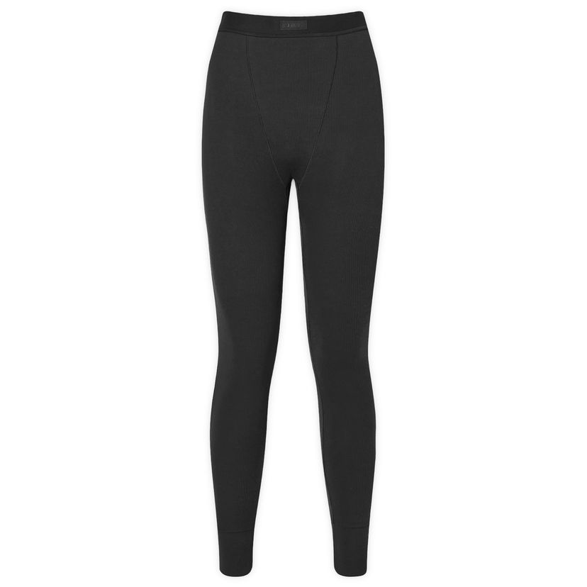 Damasker SKIMS Rib Legging Svart | AP-LEG-0039-ST