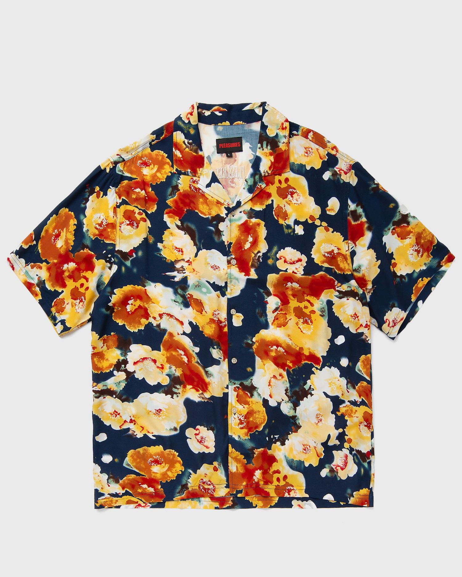 Skjorta Pleasures PORTION BUTTON DOWN Flerfärgad | P24SP030-NAVY, 0