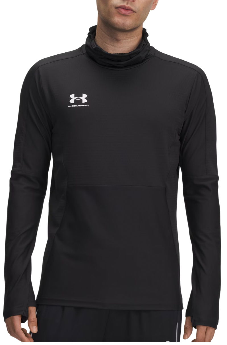 T-shirt Under Armour Challenger Pro Wintr High Neck Long Sleeve Training Top Svart | 6005130-001