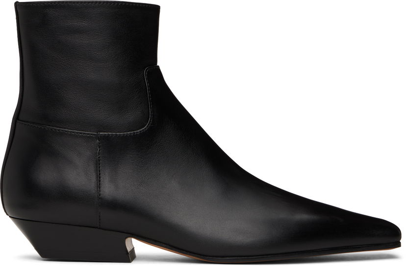 Kläder Khaite Khaite Marfa Ankle Boots Svart | F1066-824