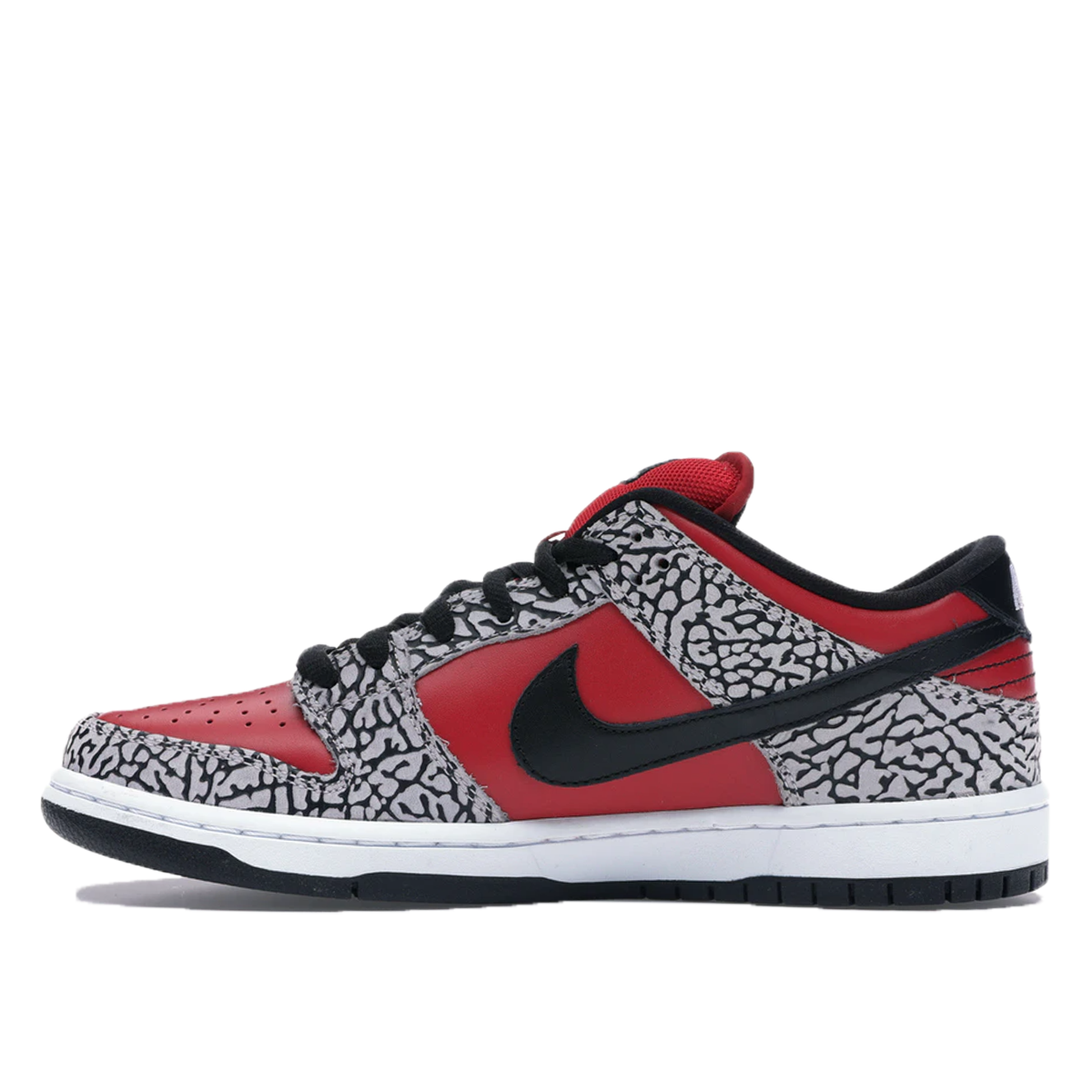 Sneakers och skor Nike SB Supreme x Dunk Low Premium Fire Red Cement Röd | 313170-600, 0